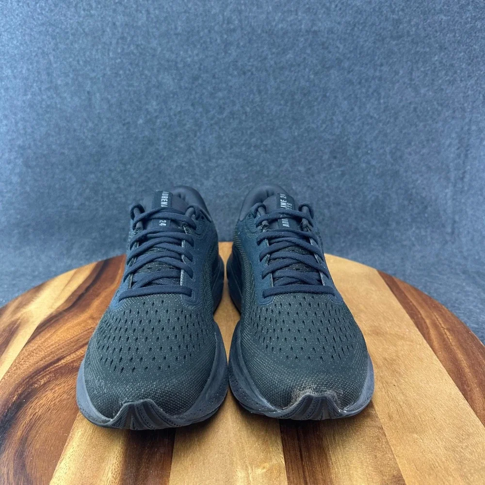 Brooks Adrenaline GTS 24 Triple Black 1204261D020 Women's Size 8D Wide